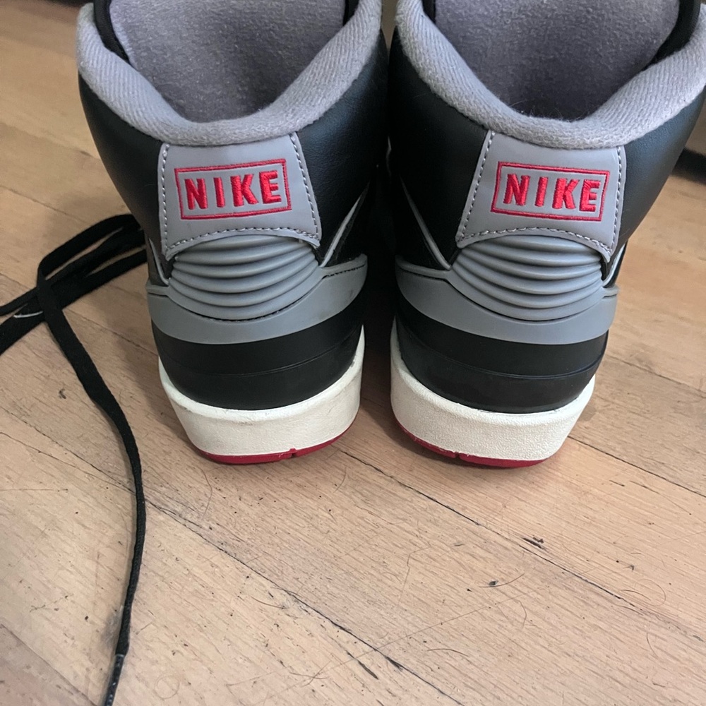 Nike Air Jordan Kids Sneakers - Black and Red - Picture 2 of 6